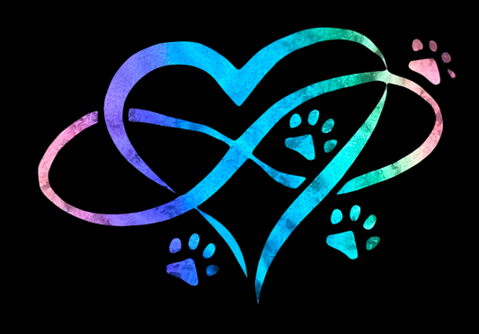 Infinity Love with Paws